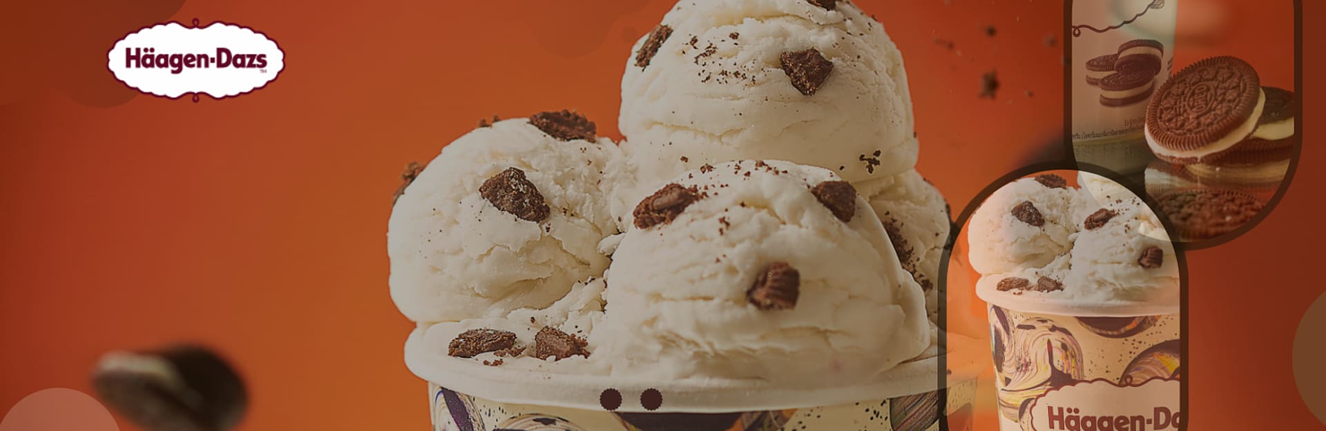 Haagen-Dazs Cookies and Icecream Hero banner